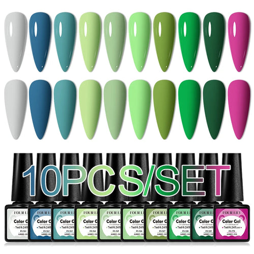  Colorful Gel Nail Polish Kit for Long Lasting Manicures cashymart