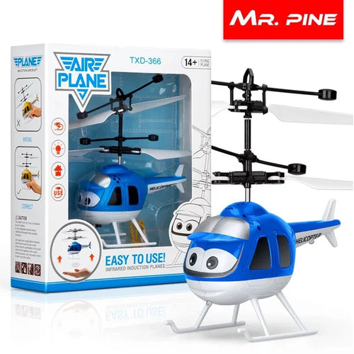  Colorful LED Flying RC Helicopter Toy cashymart