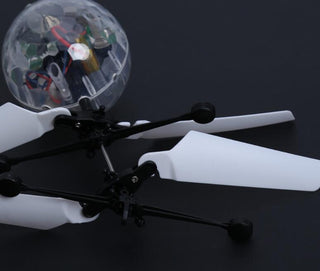 Colorful LED Induction Flying Helicopter Ball Toy cashymart