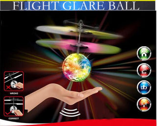  Colorful LED Induction Flying Helicopter Ball Toy cashymart