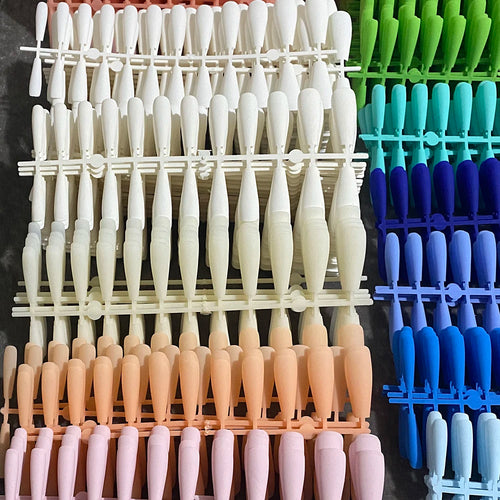  Colorful Matte Super Long Coffin Nails cashymart