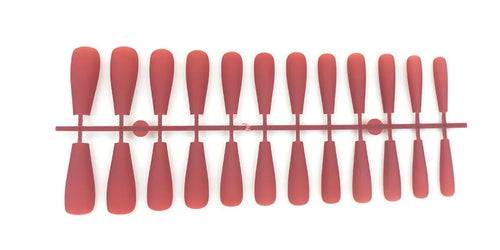  Colorful Matte Super Long Coffin Nails cashymart