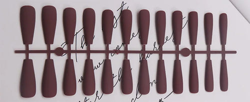  Colorful Matte Super Long Coffin Nails cashymart