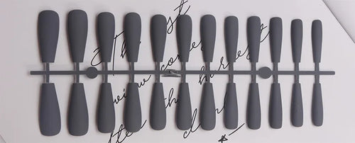 Colorful Matte Super Long Coffin Nails cashymart
