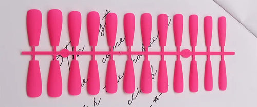  Colorful Matte Super Long Coffin Nails cashymart