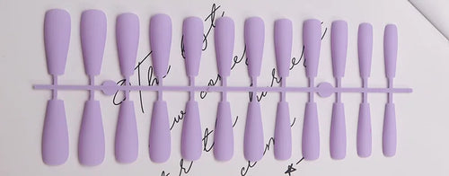  Colorful Matte Super Long Coffin Nails cashymart
