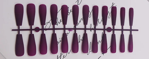  Colorful Matte Super Long Coffin Nails cashymart