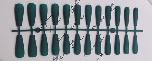  Colorful Matte Super Long Coffin Nails cashymart