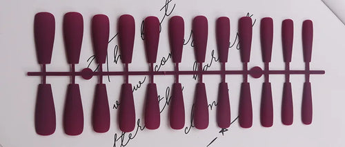 Colorful Matte Super Long Coffin Nails cashymart