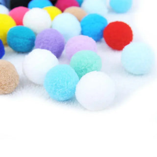  Colorful Plush Cat Balls cashymart