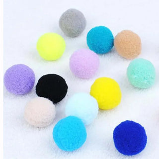  Colorful Plush Cat Balls cashymart