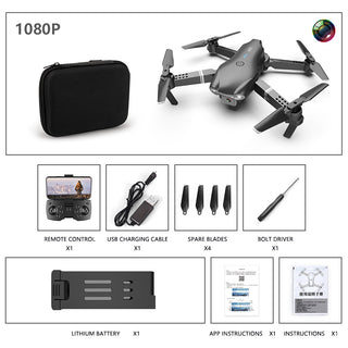  Compact Dual Camera Drone with Storage Bag cashymart