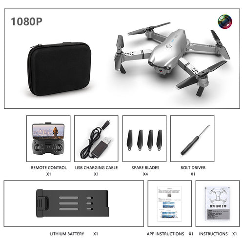  Compact Dual Camera Drone with Storage Bag cashymart