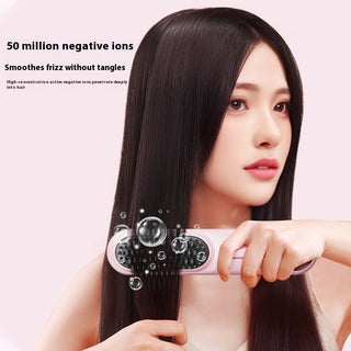  Cordless Wet & Dry Hair Straightener Brush cashymart