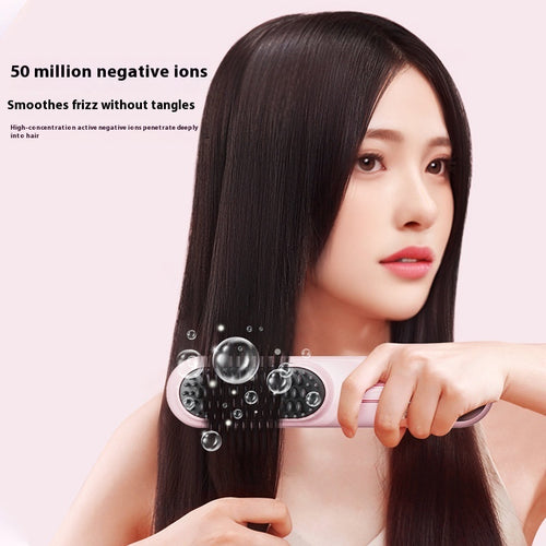  Cordless Wet & Dry Hair Straightener Brush cashymart