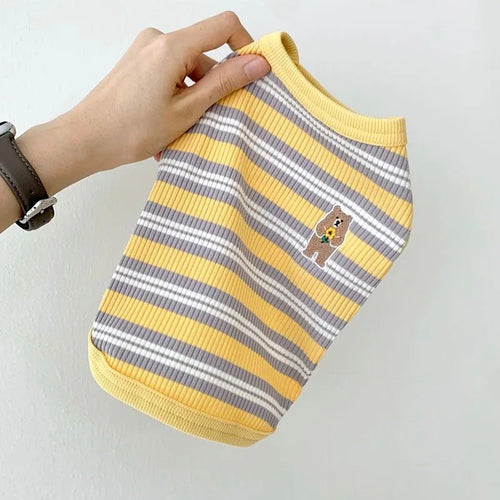  Cotton Rib Dog Shirt for Small Breeds cashymart