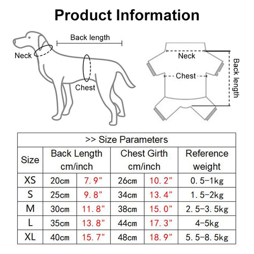  Cotton Rib Dog Shirt for Small Breeds cashymart