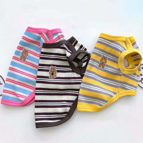  Cotton Rib Dog Shirt for Small Breeds cashymart