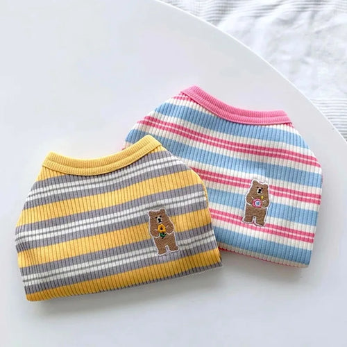  Cotton Rib Dog Shirt for Small Breeds cashymart
