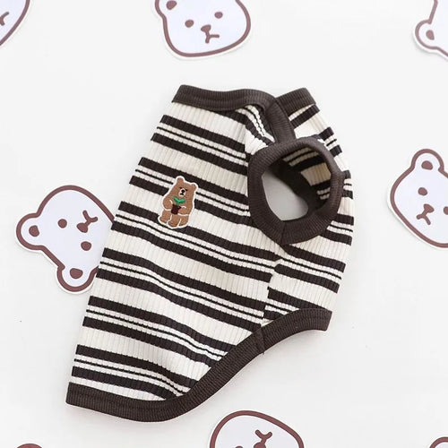  Cotton Rib Dog Shirt for Small Breeds cashymart