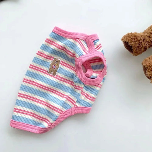  Cotton Rib Dog Shirt for Small Breeds cashymart