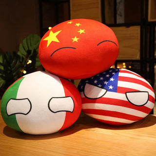  Country Ball Plush Toy Pendant Doll Collection cashymart