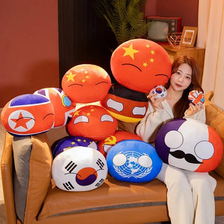  Country Ball Plush Toy Pendant Doll Collection cashymart