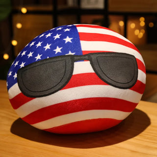  Country Ball Plush Toy Pendant Doll Collection cashymart
