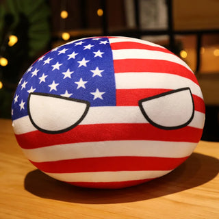  Country Ball Plush Toy Pendant Doll Collection cashymart