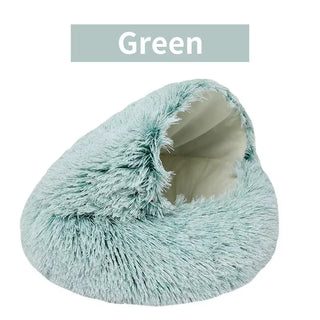  Cozy 2-in-1 Plush Cat Bed cashymart