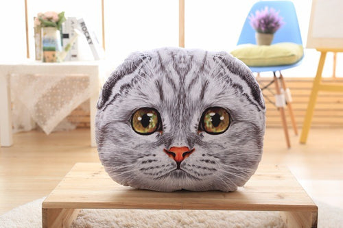  Cuddly Cat-Shaped Car Cushion and Nap Pillow cashymart