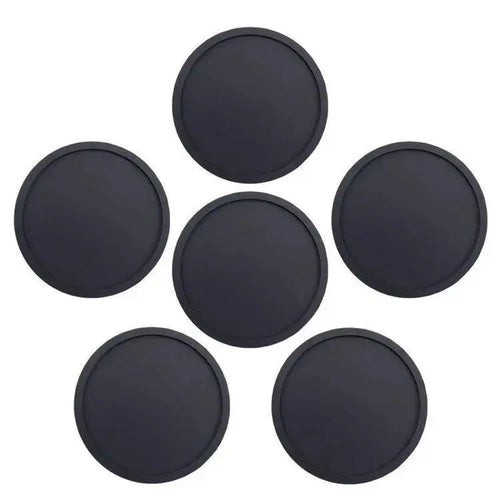  Cup Coaster Silicone Cup Pad Slip Insulation cashymart