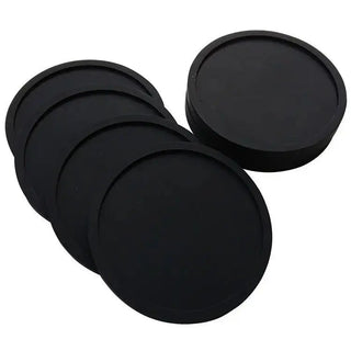  Cup Coaster Silicone Cup Pad Slip Insulation cashymart