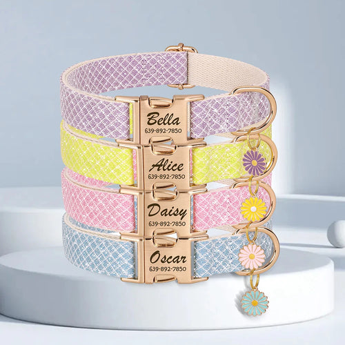  Custom Dog Collar Bling with Free Engraving cashymart