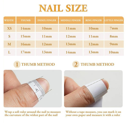  Cute 3D Fruits Press On Nails Set 10Pcs cashymart