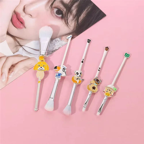  Cute Cartoon Animal Crossing Makeup Brush Set cashymart