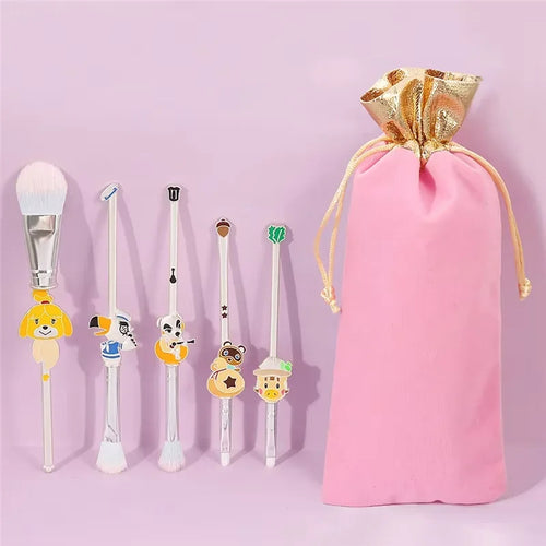  Cute Cartoon Animal Crossing Makeup Brush Set cashymart