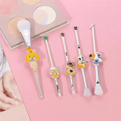  Cute Cartoon Animal Crossing Makeup Brush Set cashymart