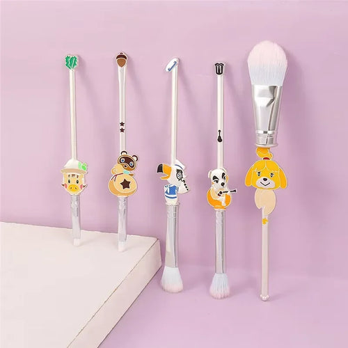  Cute Cartoon Animal Crossing Makeup Brush Set cashymart