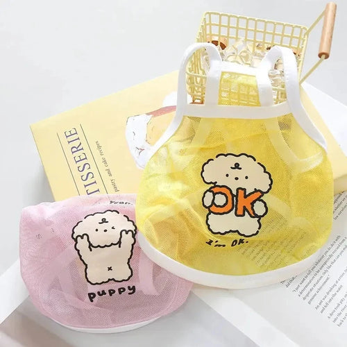  Cute Dog Mesh Tank Top for Spring Summer cashymart