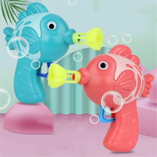  Cute Fish Soap Water Bubble Blower Machine Toy For Kids cashymart