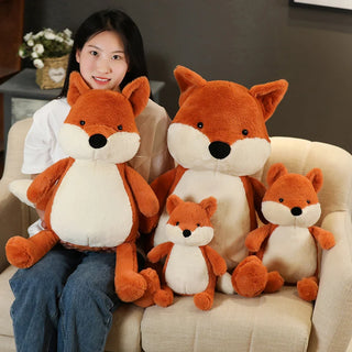  Cute Fluffy Fox Plush Toy for Girls cashymart