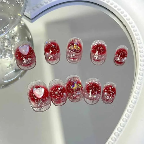  Cute Handmade Press On Nails Set cashymart