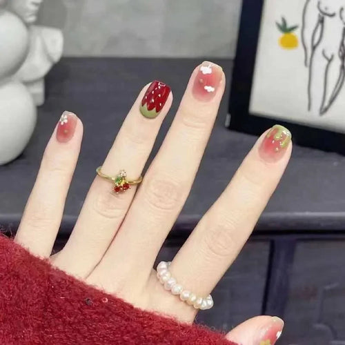  Cute Handmade Press On Nails Set cashymart