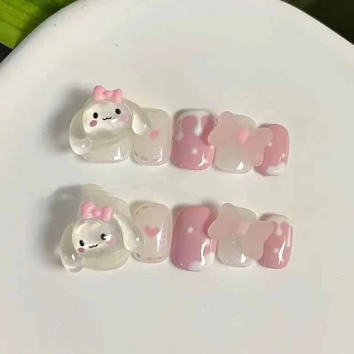  Cute Handmade Press On Nails Set cashymart