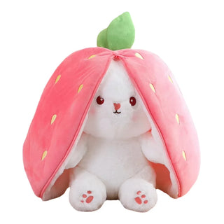  Cute Strawberry Carrot Rabbit Plush Toy 18-35cm cashymart