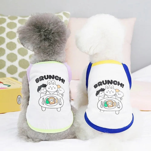  Cute Summer Dog Vest T-Shirt for Pets cashymart