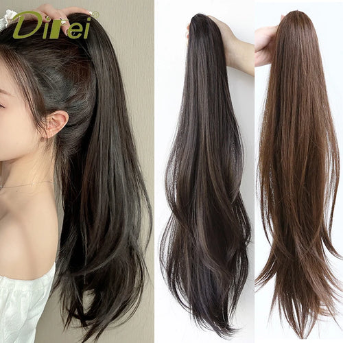  DIFEI Clip In Ponytail Hair Extension 60CM cashymart