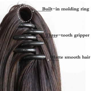  DIFEI Clip In Ponytail Hair Extension 60CM cashymart