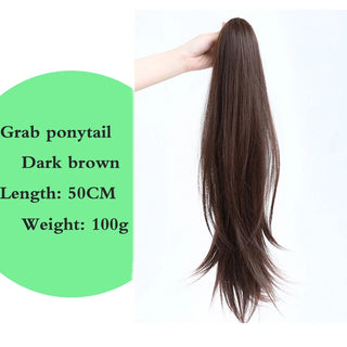  DIFEI Clip In Ponytail Hair Extension 60CM cashymart